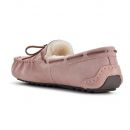 Image of Ladies Pink Moccasin Slippers