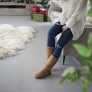 Image of Tall Chestnut Sheepskin Boots