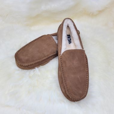 Men's Chestnut Moccasin Slippers