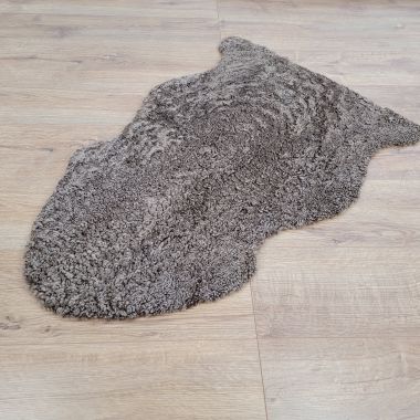 Sahara Brown Short Wool Sheepskin Rug