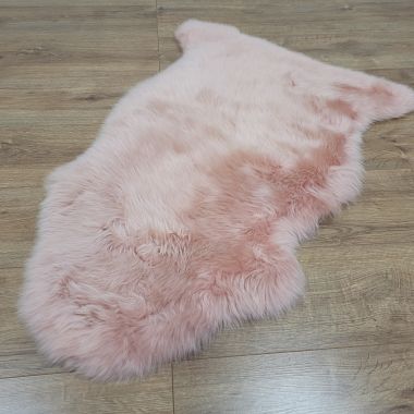 Rosa pink sheepskin rug - clearance