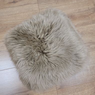 Stone Sheepskin Cushion Cover - Clearance