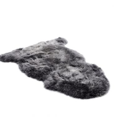 Charcoal Grey Sheepskin Rug