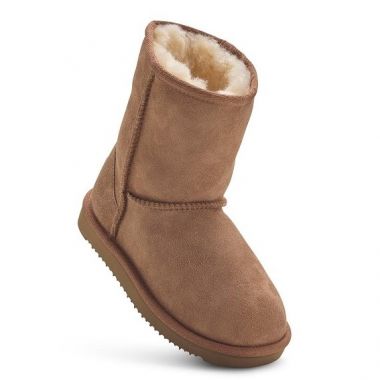 Kids Chestnut Classic Sheepskin Boots