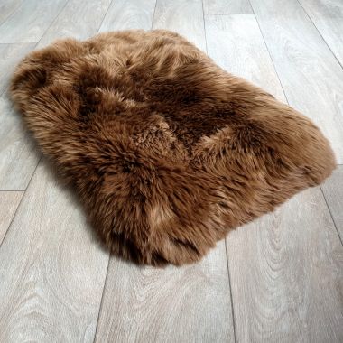 Brown Luxury Sheepskin Pet Bed