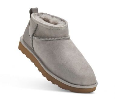 Super Short Sheepskin Boots Grey Jacobs Dalton