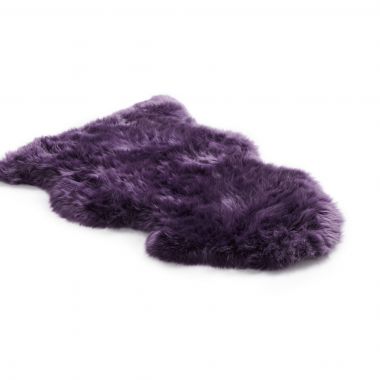 Purple Sheepskin Rug