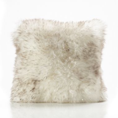 Wolf Tip Sheepskin Cushion