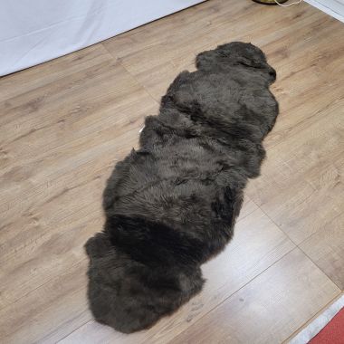 Chocolate Double Sheepskin Rug - Clearance