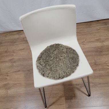 Seat Pad - Sahara Brown Short Wool Circle - Clearance