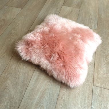 Rosa Pink Sheepskin Cushion