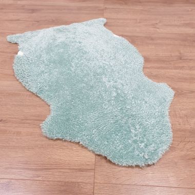 Sage Short Curly Wool Sheepskin Rug - Clearance