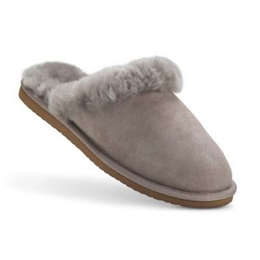 Ladies Stone Mule Sheepskin Slippers