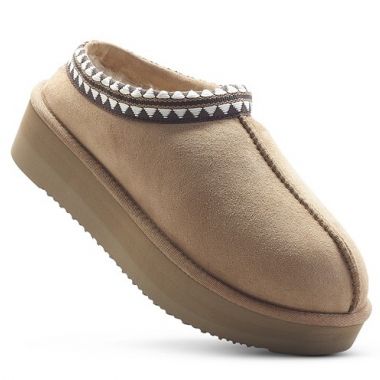 Aztec Platform Mules - Chestnut
