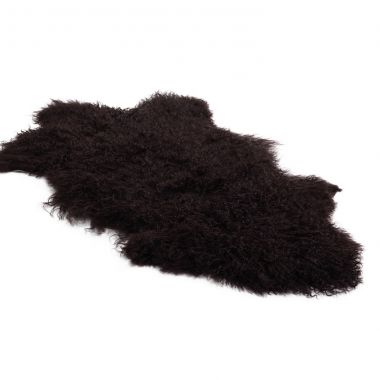 Tibetan Sheepskin Rug - Chocolate