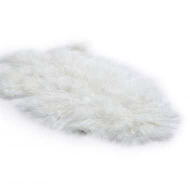 Tibetan Sheepskin Rug - White