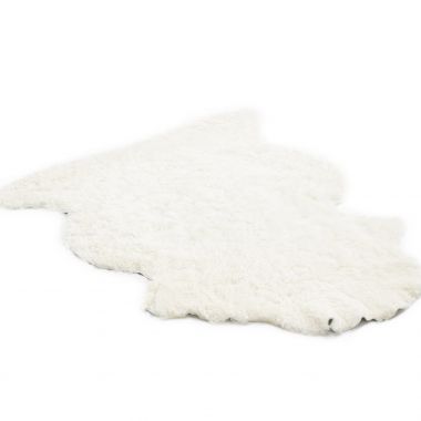 White Short Wool Sheepskin Rug