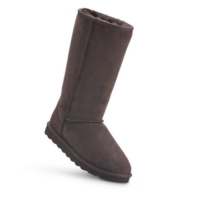 Mens tall sheepskin boots cheap