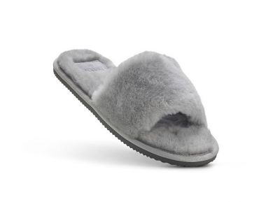 Open toe mule slippers on sale