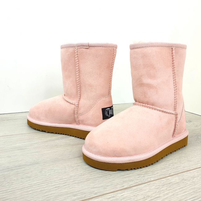 Image of Kids Pink Classic Sheepskin Boots