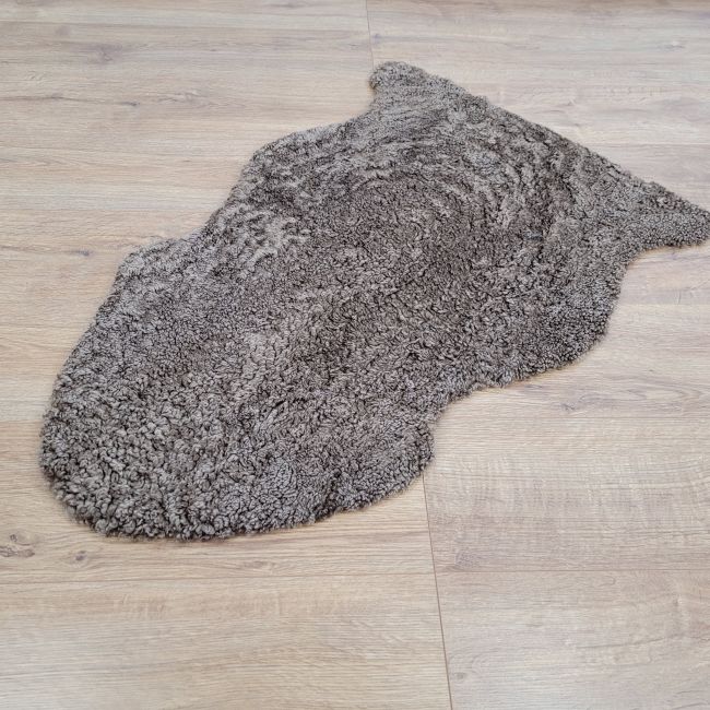 Image of Sahara Brown Short Wool Sheepskin Rug