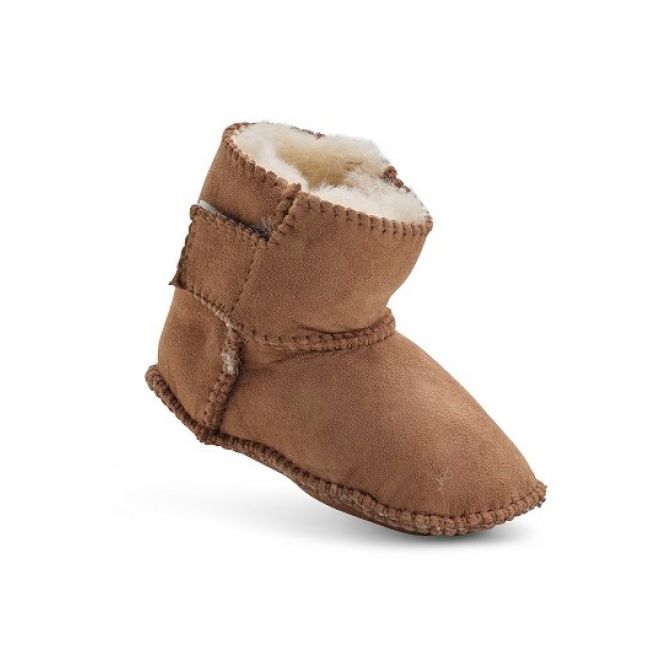 Image of Chestnut Sheepskin Classic Baby Booties