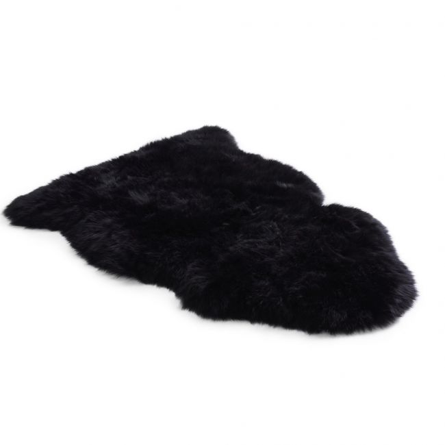 Image of Black Sheepskin Rug