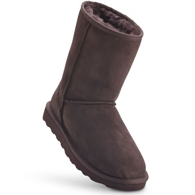 Image of Classic Sheepskin Boots: Chocolate Brown