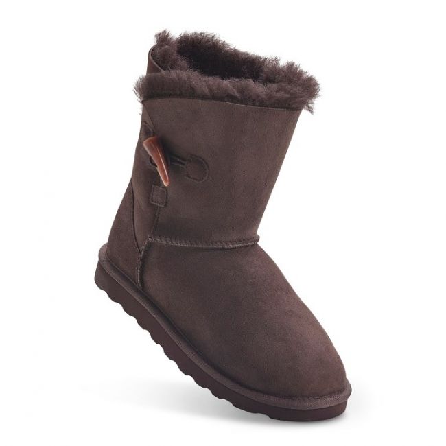 Image of Chocolate Classic (Toggle) Sheepskin Boots