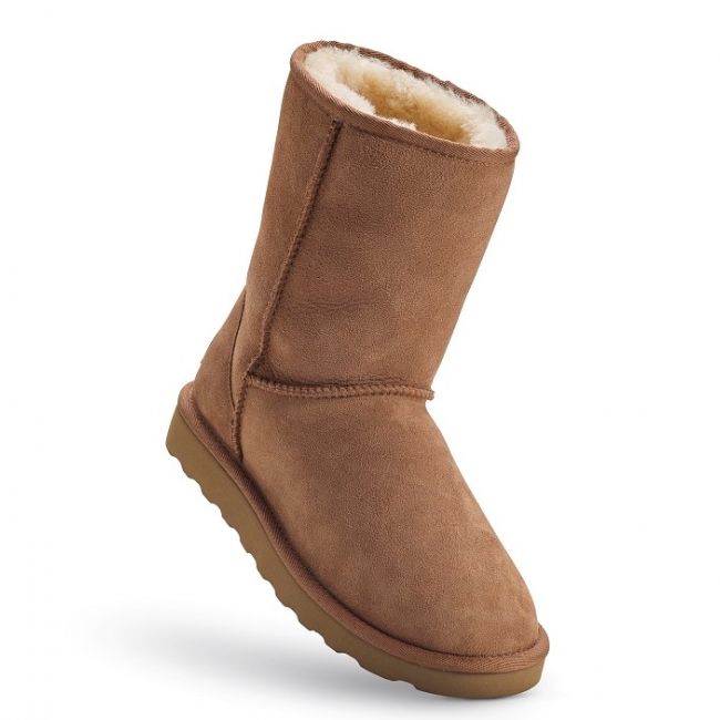 Image of Chestnut Classic Sheepskin Boots