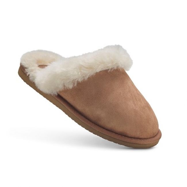 Image of Chestnut Mule Sheepskin Slippers