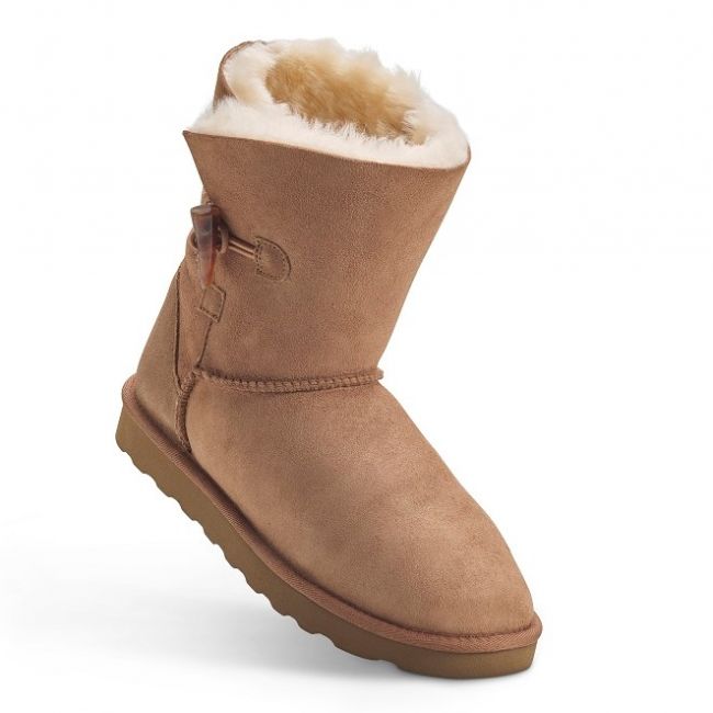 Image of Chestnut Classic (Toggle) Sheepskin Boots