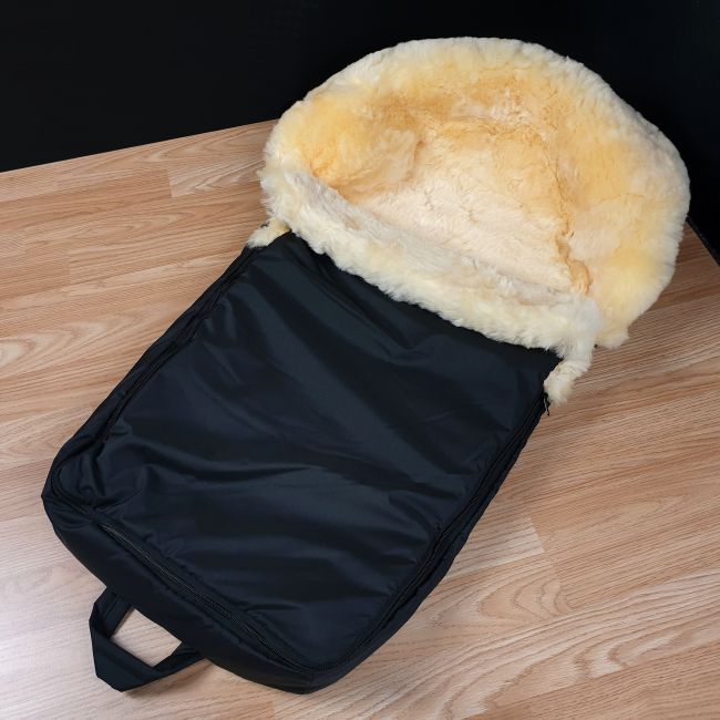 Image of Dover - Black Sheepskin Footmuff