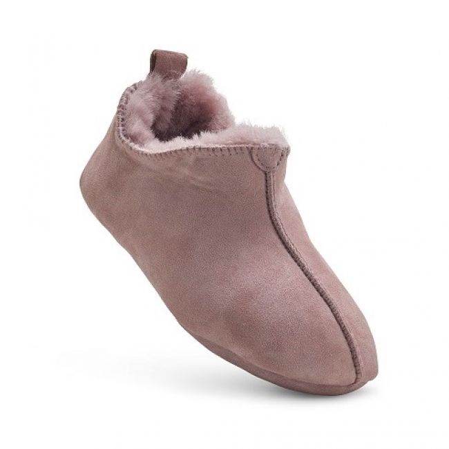 Image of Ladies Fawn Sheepskin Slipper Booties