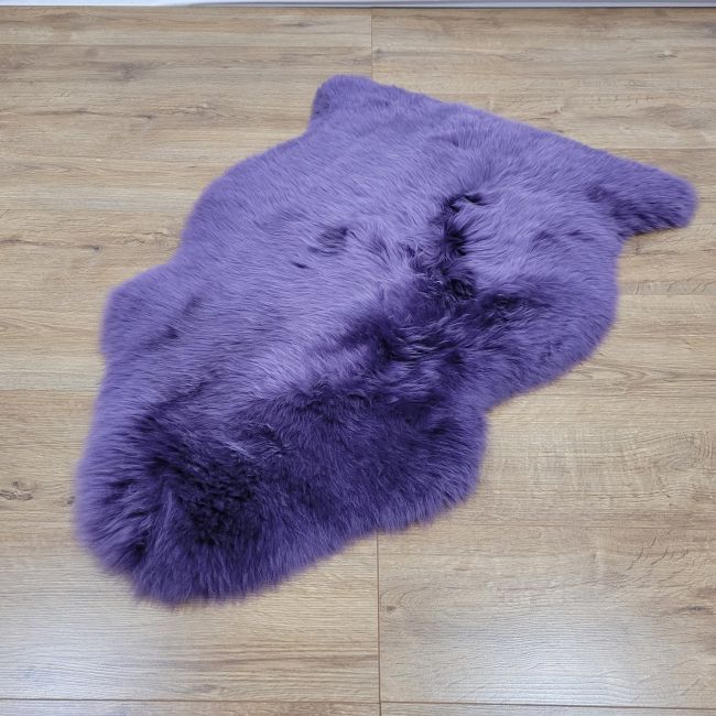 Image of Purple Sheepskin Rug