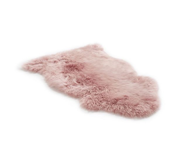 Fur hotsell rug pink