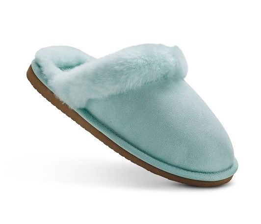 Light blue womens sale slippers