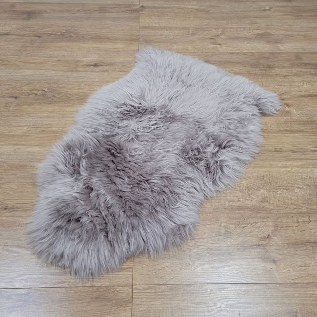 Image of Grey Single Sheepskin Rug 80cm - Clearance