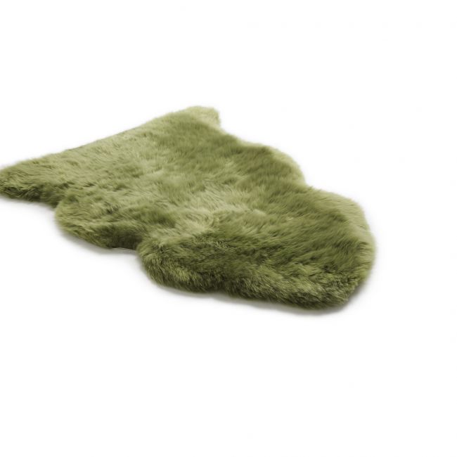 Image of Green Sheepskin Rug