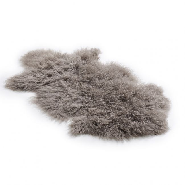 Image of Tibetan Sheepskin Rug - Mushroom