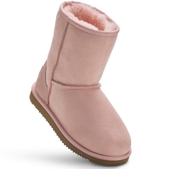 Image of Kids Pink Classic Sheepskin Boots
