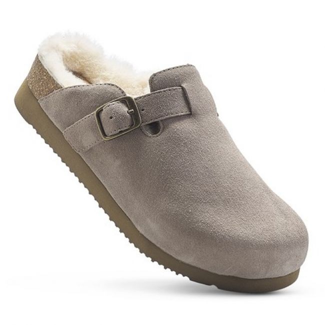Image of Sheepskin Clog - Caribou
